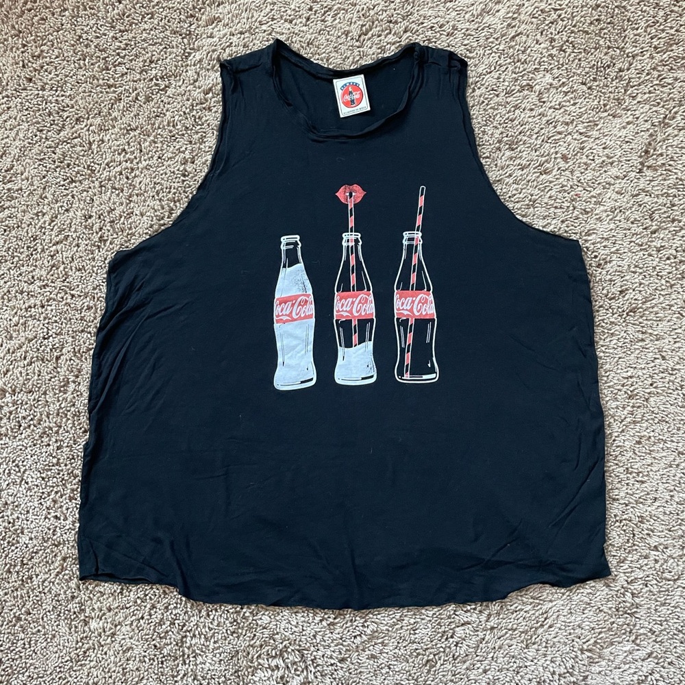 COCA-COLA Black Tank Top **NEED GONE**